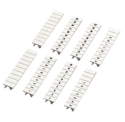 Schneider Electric, NSYTRAB Clip In Marking Strip for use with  for use with Terminal Blocks