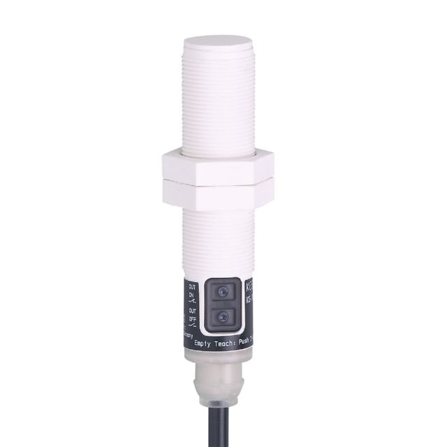 ifm electronic Capacitive Threaded Barrel Proximity Sensor, M18, 8 mm Detection, PNP/NPN NO/NC, 10 → 36 V dc