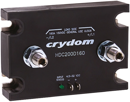 Sensata Crydom HDC Series Solid State Relay, 120 A Load, Panel Mount, 150 V dc Load, 32 V dc Control