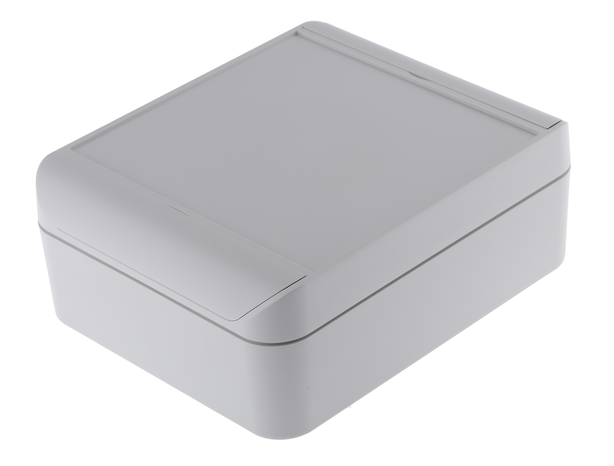 OKW StarCASE Series Grey ABS Enclosure, IP66, Grey Lid, 160 x 130 x 60mm