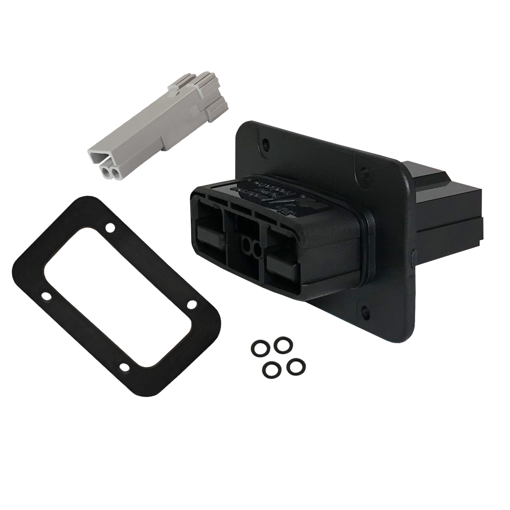 Anderson Power Products Kit, 2 Way, Plug, SBSX, Panel Mount