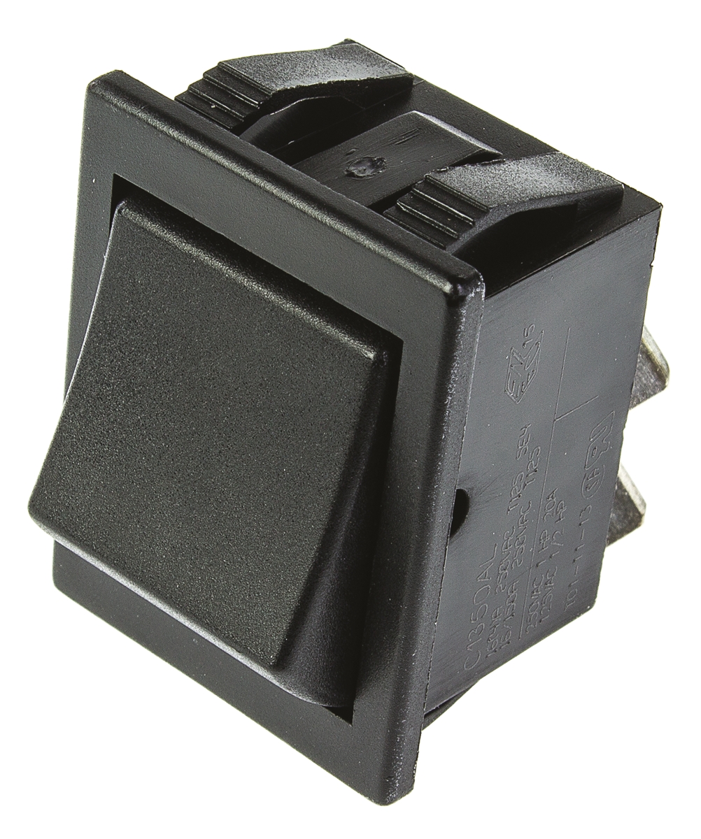 Arcolectric (Bulgin) Ltd DPST, On-Off Rocker Switch Panel Mount