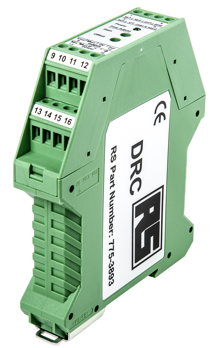 Solartron Metrology Signal Conditioner, Voltage Input, Current, Voltage Output, 10 → 30V dc Supply