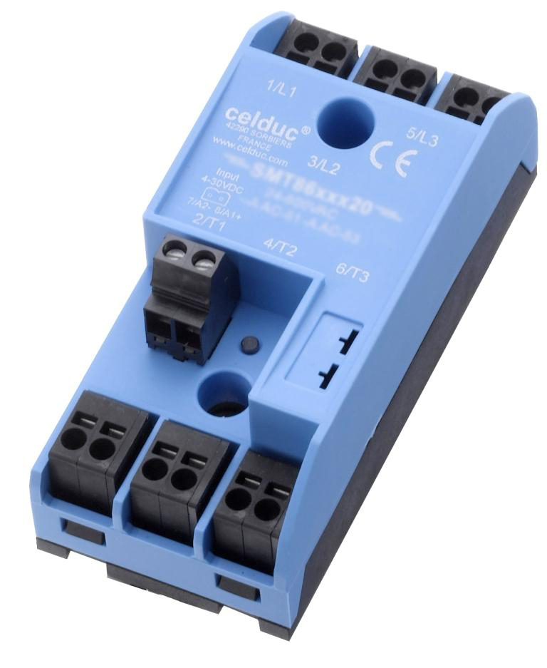 Celduc SMT Series Solid State Relay, 25 A Load, Panel Mount, 255V ac/dc Control