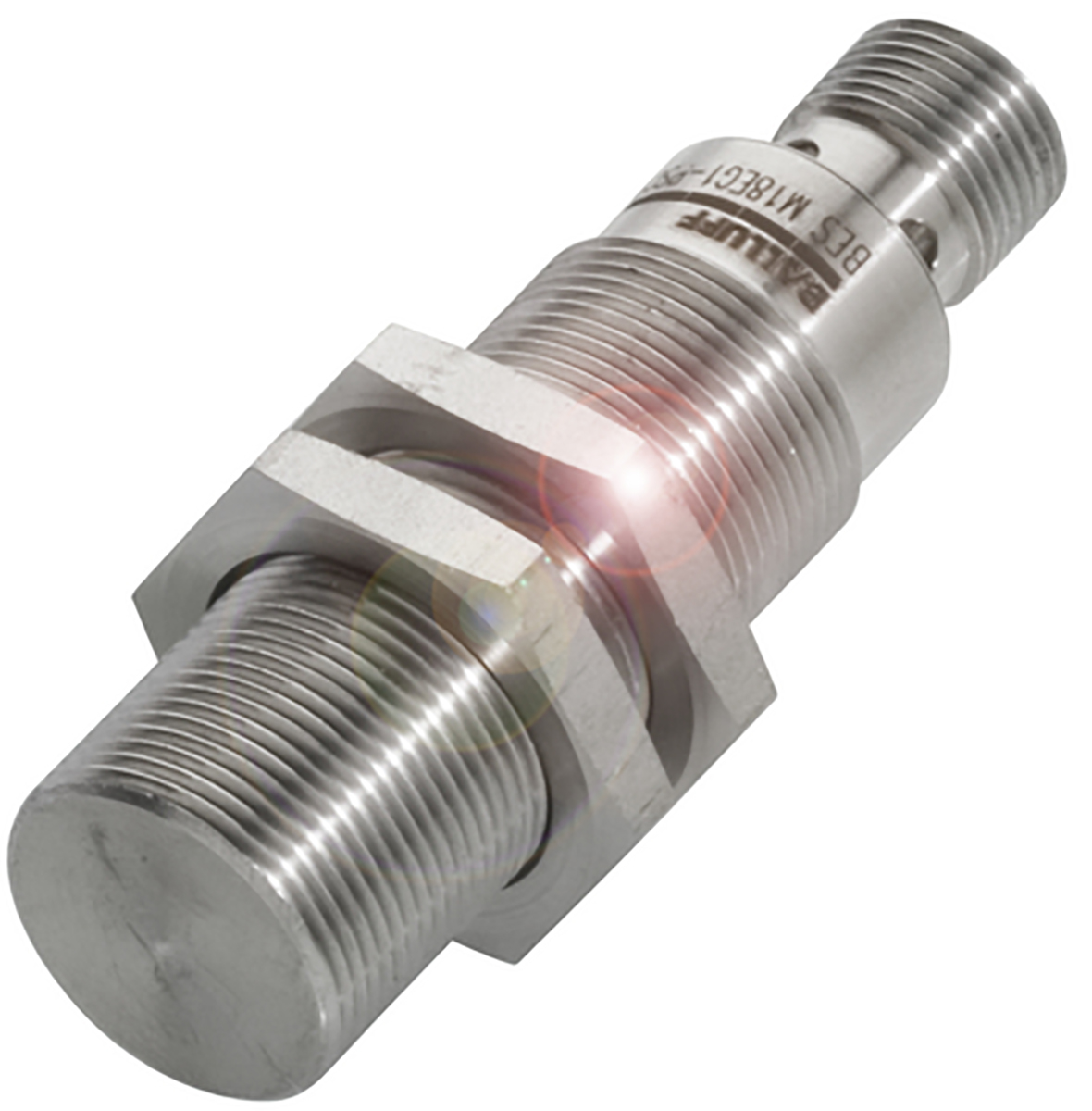 BALLUFF Inductive Threaded Barrel Proximity Sensor, M18, 10 mm Detection, PNP NO, 10 → 30 V dc