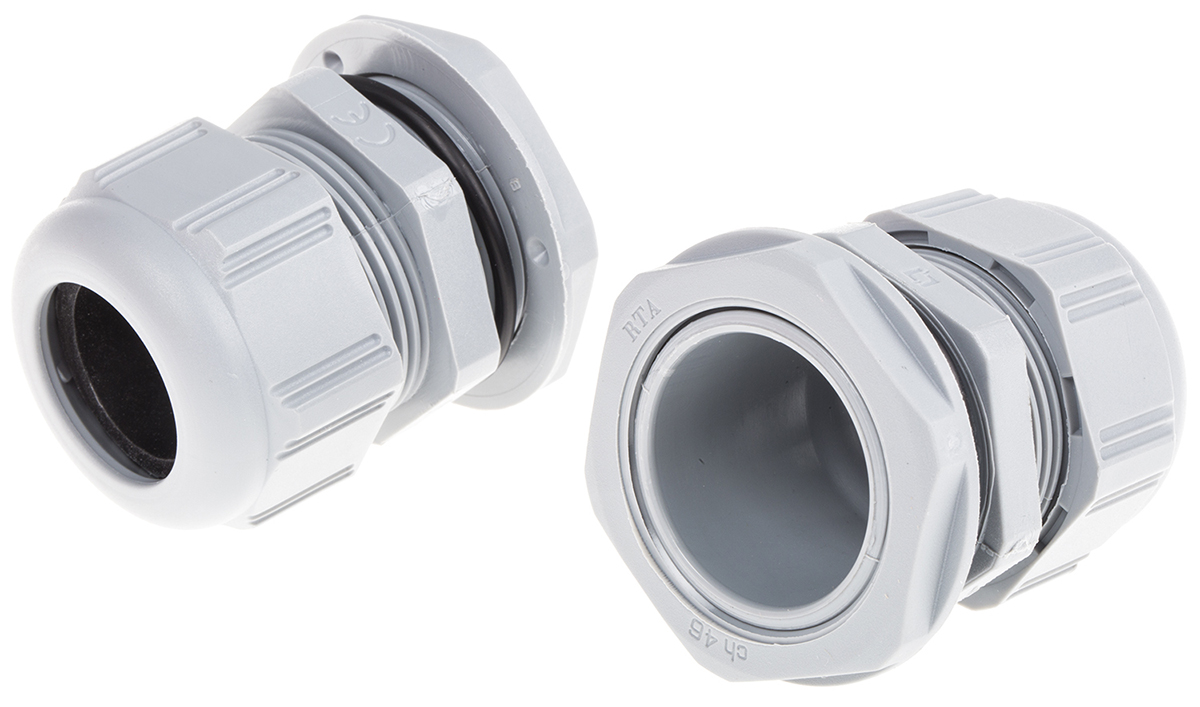 Legrand Grey Polyamide Cable Gland, PG29 Thread, 18mm min., 25mm max., IP68