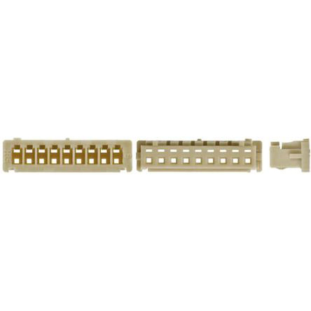 Hirose, DF13 Male Connector Housing, 1.25mm Pitch, 9 Way, 1 Row