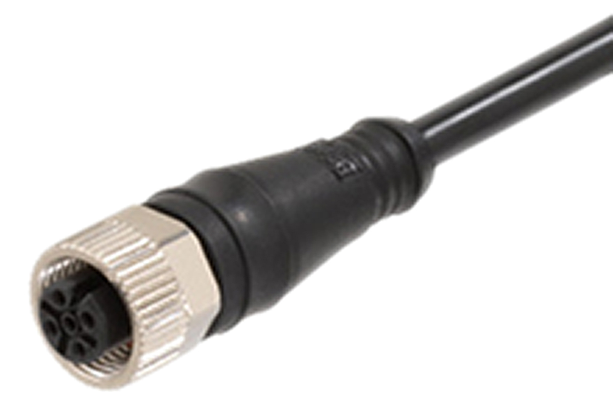 Molex Female 5 way M12 to Free End Sensor Actuator Cable, 2 m