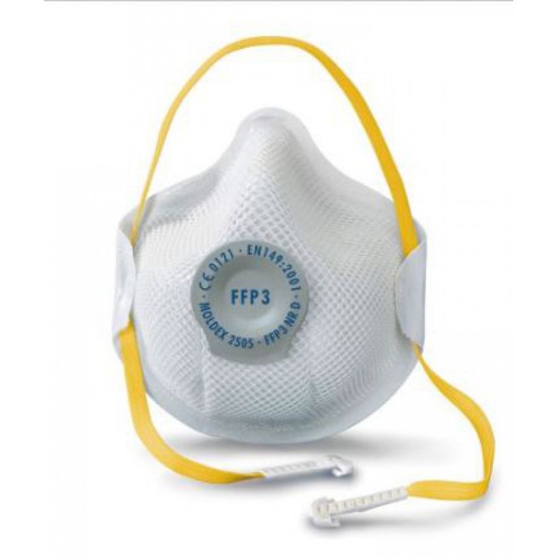 Moldex SMART Series Disposable Respirator, FFP3, Valved, Moulded