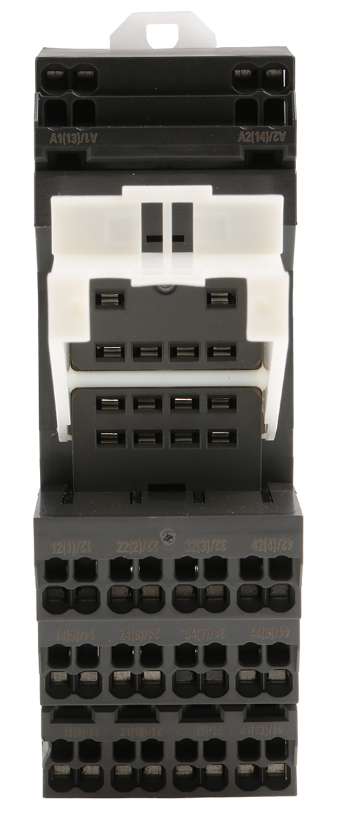 Omron MY4 14 Pin 250V ac DIN Rail Relay Socket, for use with MY Series General Purpose Relay
