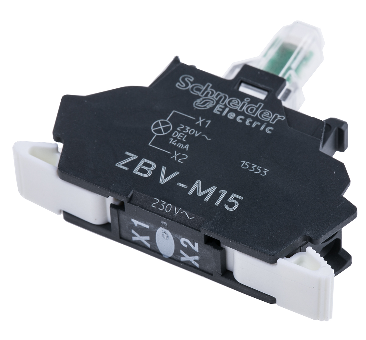 Schneider Electric Harmony Series Light Block, 230V, White Light