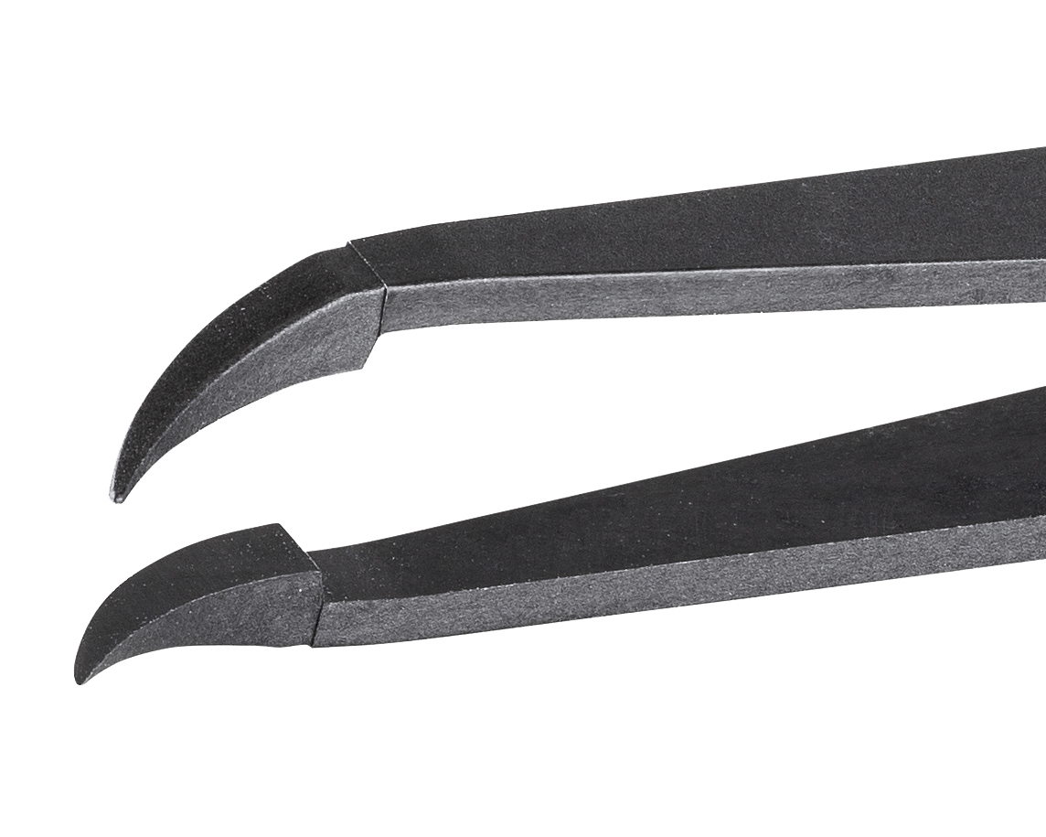 ideal-tek 115 mm, PA66/CF30 (Tip), Plastic (Body), ESD Tweezers