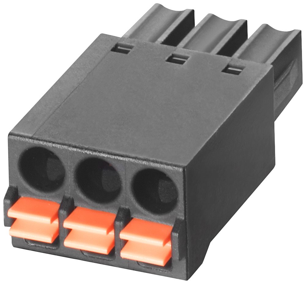 Siemens Terminal Block, 3-Way, Push In Termination