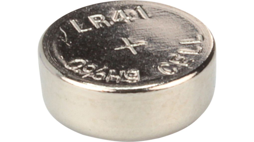 Ansmann LR41 Button Battery, 1.5V, 7.9mm Diameter