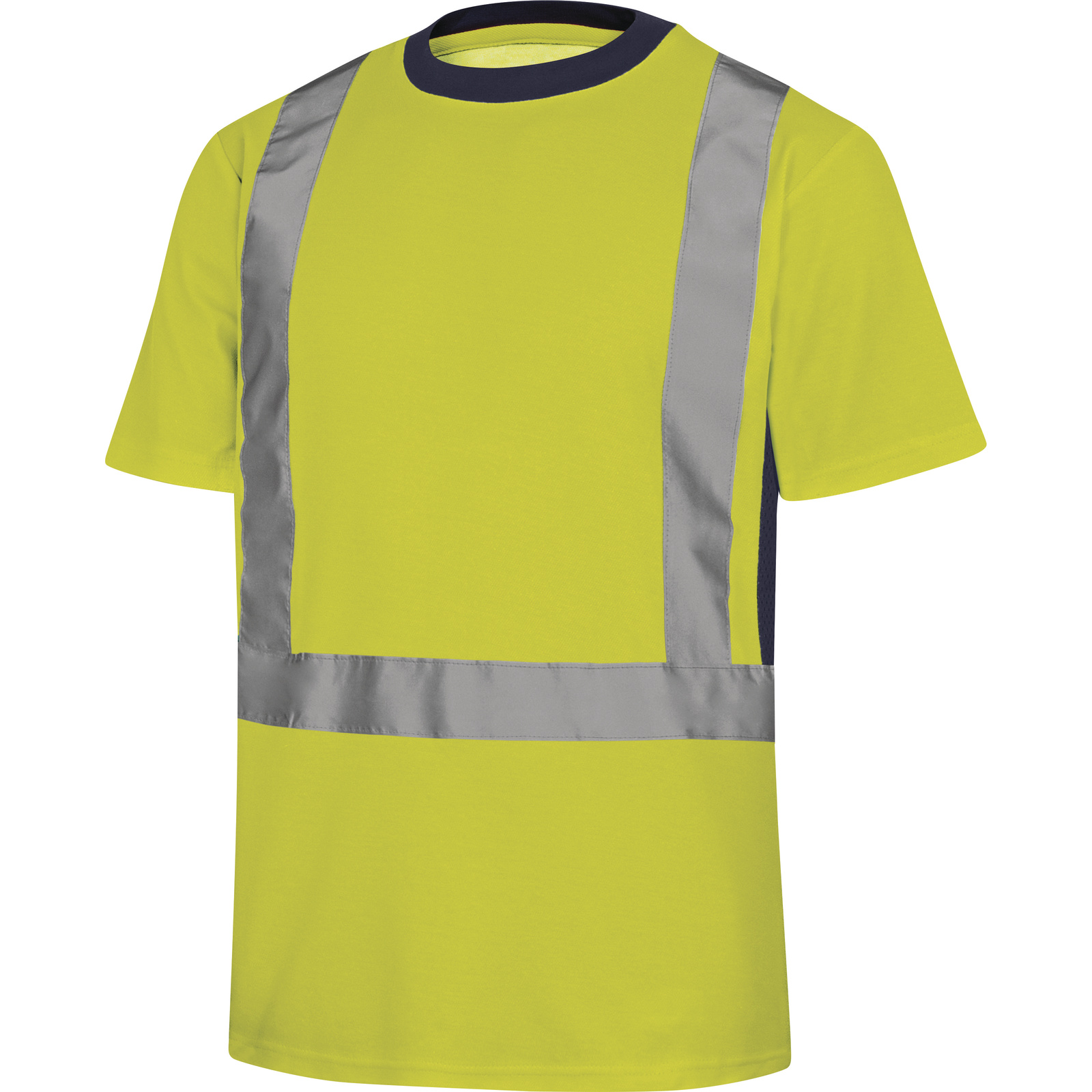 Delta Plus NOVA Fluorescent Yellow Unisex Hi Vis T-Shirt, 44