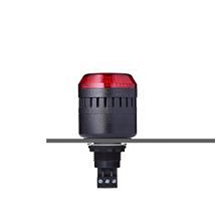 AUER Signal M22 Series Series Red Buzzer Beacon, 12 V ac/dc, IP65, Panel Mount, 100dB at 1 Metre