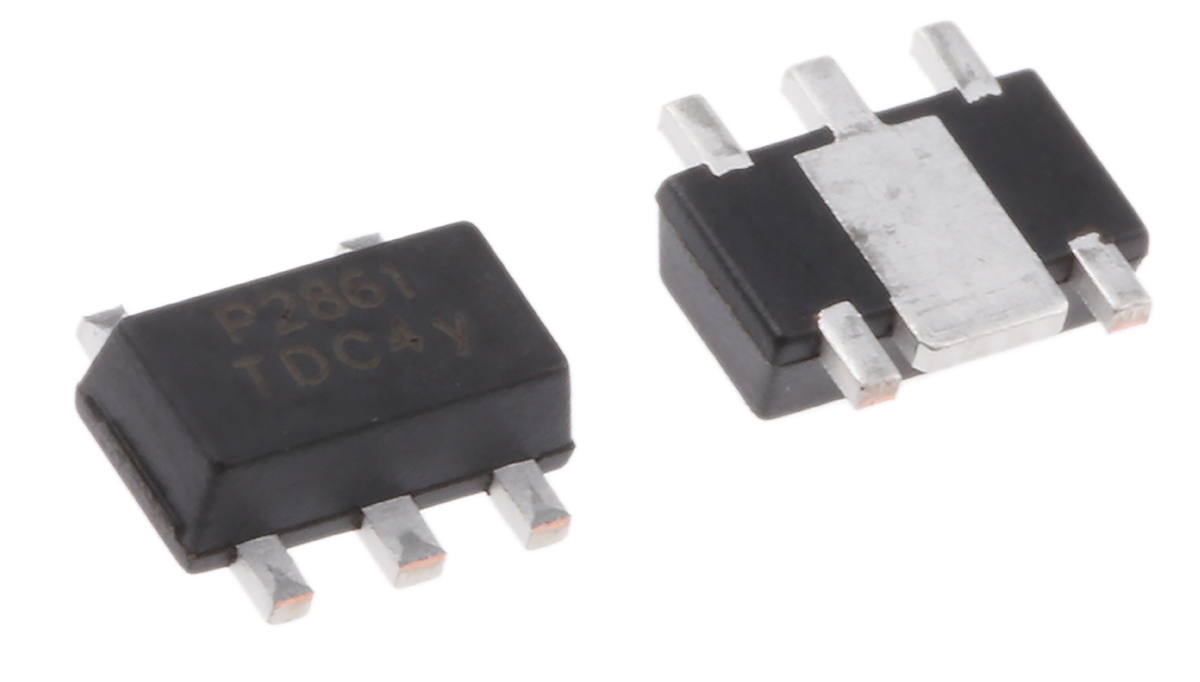 DiodesZetex PAM2861CBR LED Driver IC, 6/40 V dc 1 A 6-Pin SOT-89