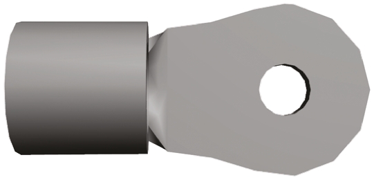 TE Connectivity, SOLISTRAND Uninsulated Ring Terminal, M5 Stud Size, 21mm² to 21mm² Wire Size