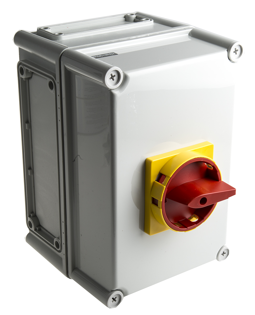 Kraus & Naimer 6P Pole Isolator Switch - 100A Maximum Current, 37kW Power Rating, IP65