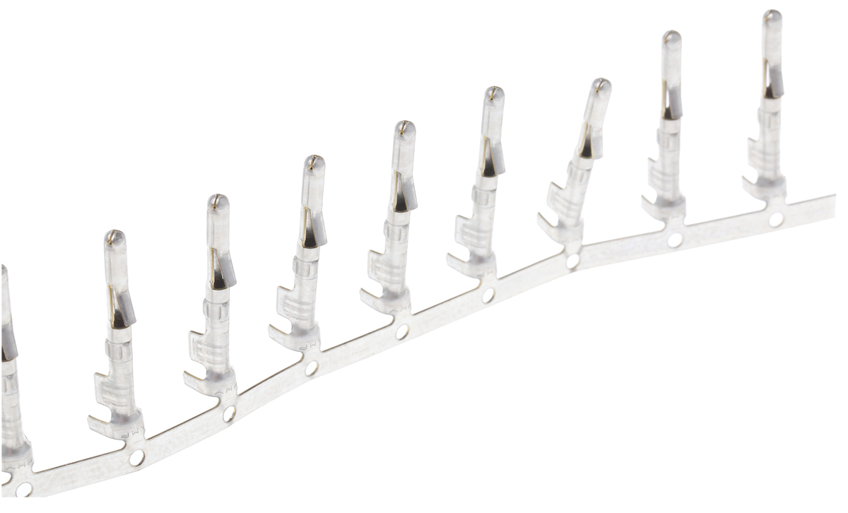 TE Connectivity Commercial MATE-N-LOK Series Male Crimp Terminal, 20AWG Min, 14AWG Max
