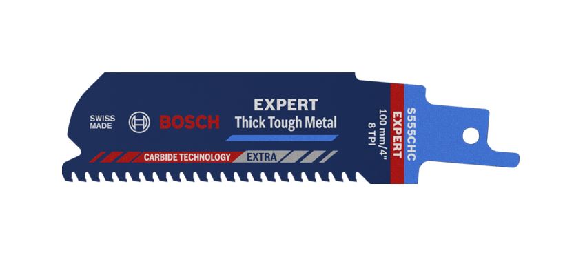 Bosch, 8 Teeth Per Inch Steel 50mm Cutting Length Reciprocating Saw Blade, Pack of 1