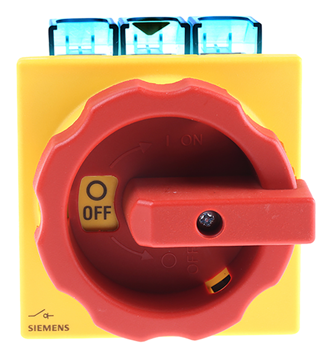 Siemens 3P Pole Panel Mount Isolator Switch - 125A Maximum Current, 45kW Power Rating, IP65