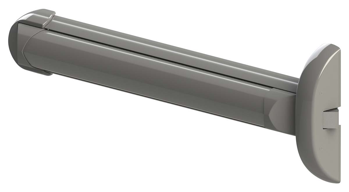 Dom Metalux Lacquer Grey Steel Panic Lock