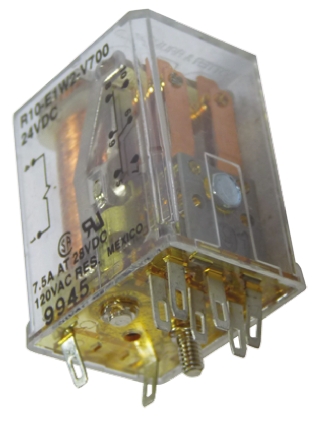 TE Connectivity Power Relay, 24V dc Coil, 7.5A Switching Current, DPDT