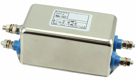 EPCOS, B84112G 36A 250 V ac/dc 50 → 60Hz, Chassis Mount EMC Filter, Screw, Single Phase