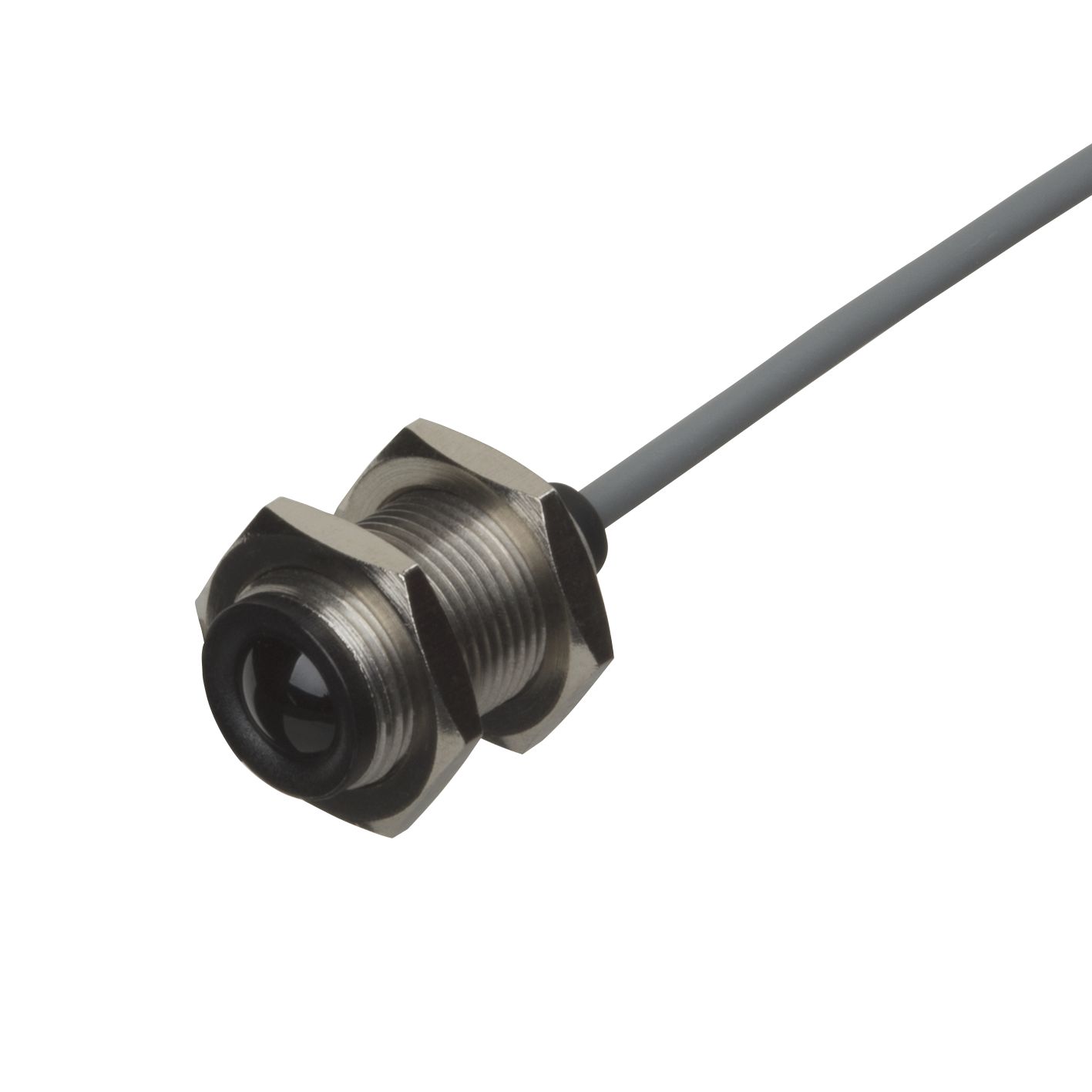 Carlo Gavazzi Through Beam Photoelectric Sensor, Cylindrical Sensor, 15 m Detection Range Plug and Connect
