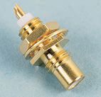 Radiall, Jack Through Hole SMC Connector, 50Ω, Solder Termination, Right Angle Body