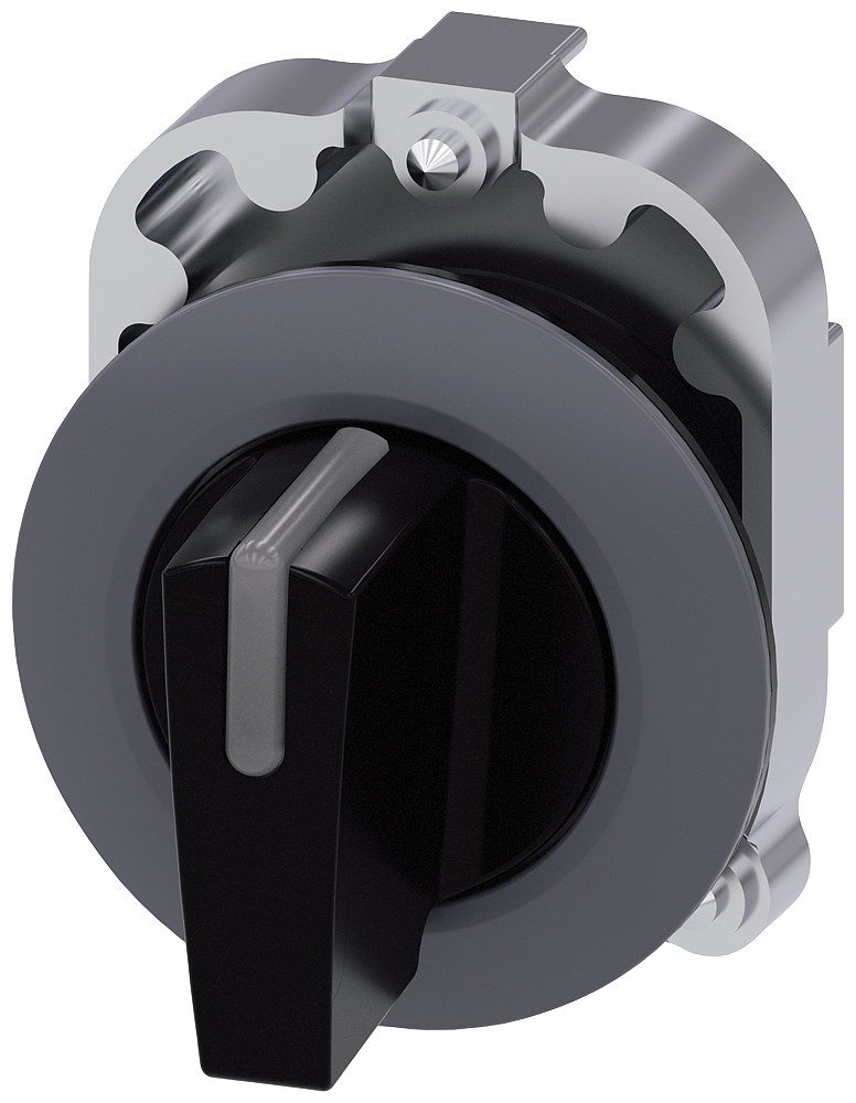 Siemens SIRIUS ACT 3SU10 Series 3 Position Selector Switch Head, 30mm Cutout