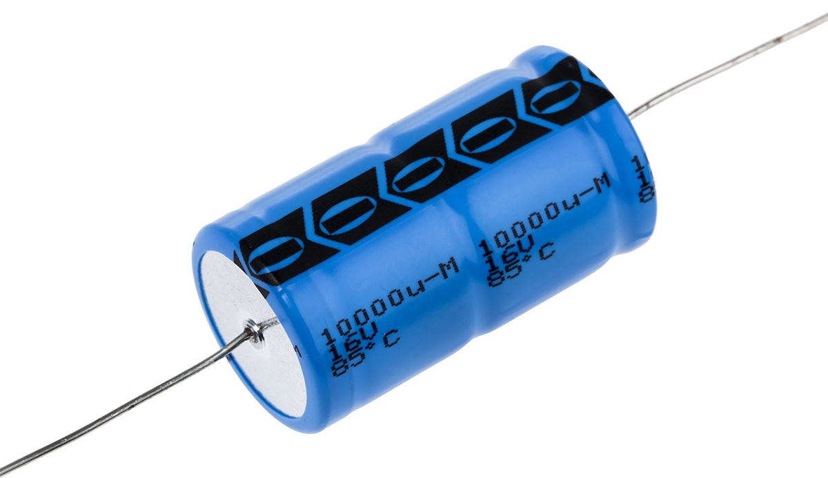 Vishay 10000μF Aluminium Electrolytic Capacitor 16V dc, Axial, Through Hole - MAL202115103E3