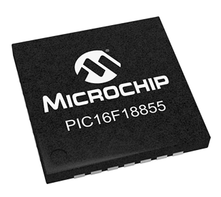 Microchip PIC16F18855-I/ML, 8 bit PIC, PIC16F18855 Microcontroller, 32 MHz, 14kB FLASH, 28-Pin QFN