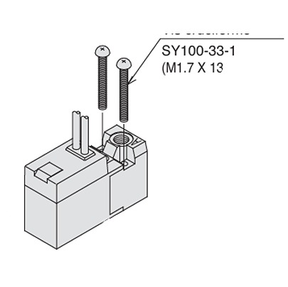 SMC SY100 Screw, SY100-33-1