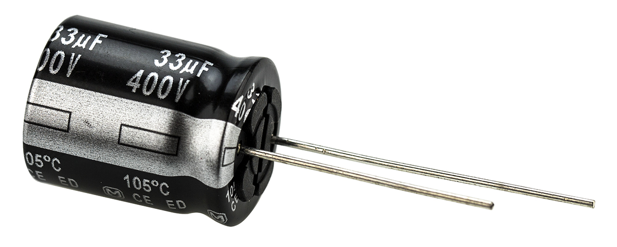 Panasonic 33μF Aluminium Electrolytic Capacitor 400V dc, Radial, Through Hole - EEUED2G330S