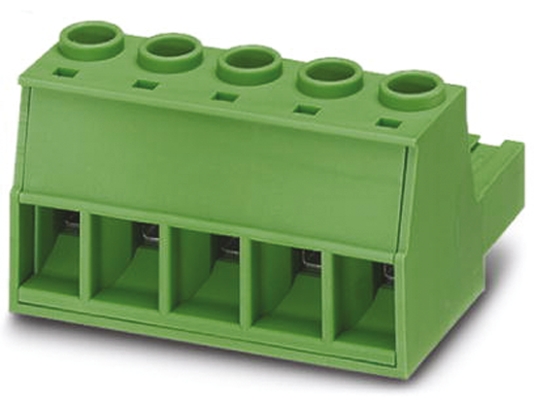 Phoenix Contact, 10.16mm Pitch, PC 6/4-ST-10.16, 4 Way, , Pluggable Terminal Block, Plug, Plug-In, Screw Termination,