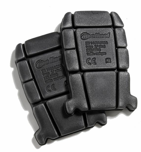 MOLINEL Grey No Polyethylene (PE) Trouser Knee Pocket Knee Pad Resistant to Abrasion