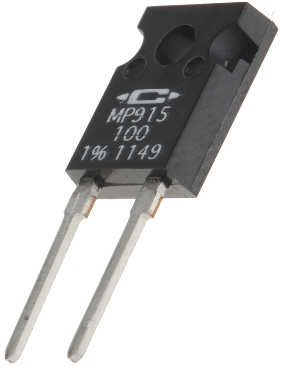 Caddock 100Ω Power Film Resistor 15W ±1% MP915-100-1%