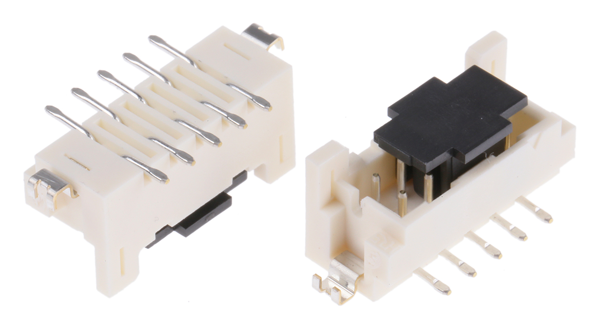 Hirose DF11 Series Straight Surface PCB Header, 10 Contact(s), 2 mm Pitch, 2 Row, Shrouded