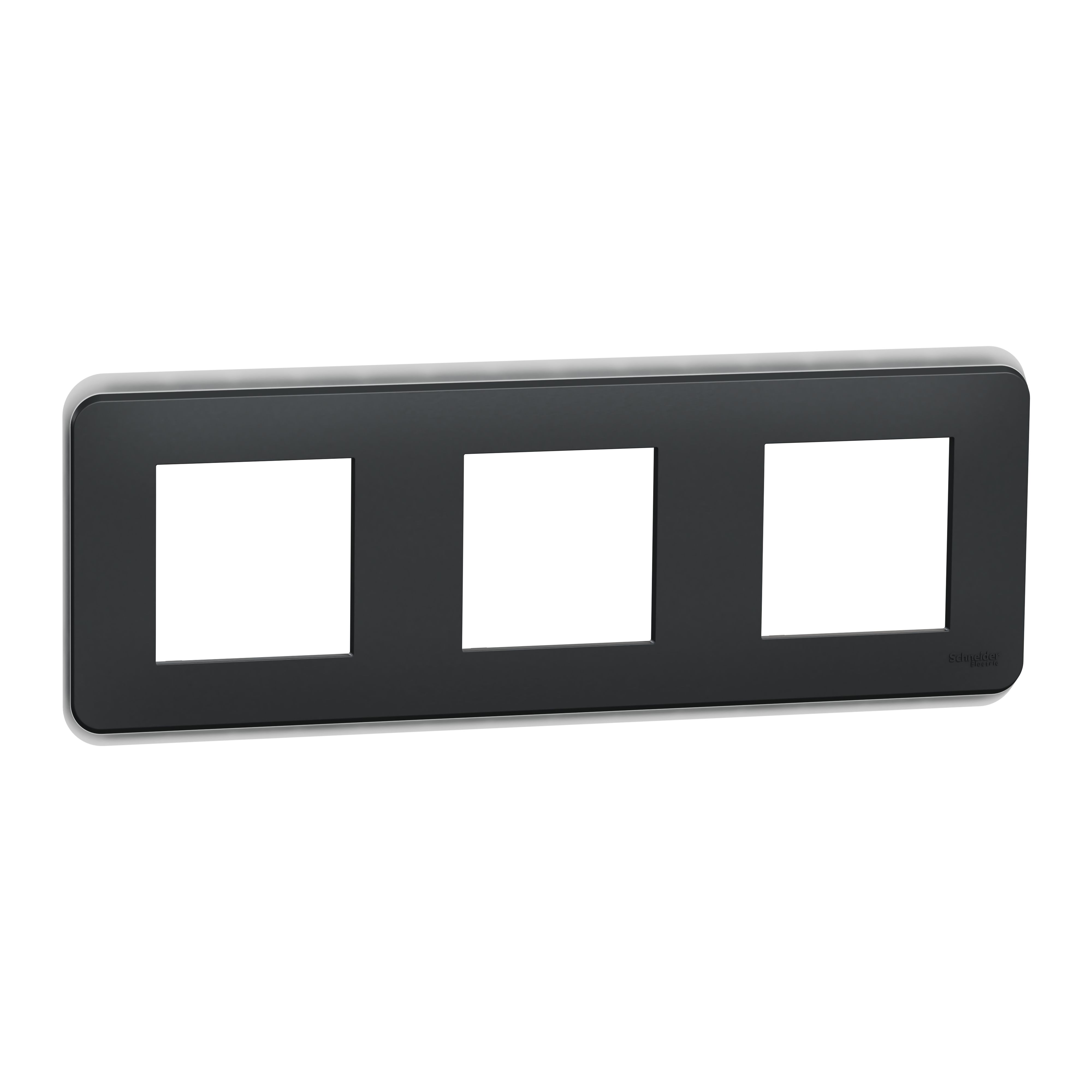 Schneider Electric Anthracite, 3 Gang, New Unica