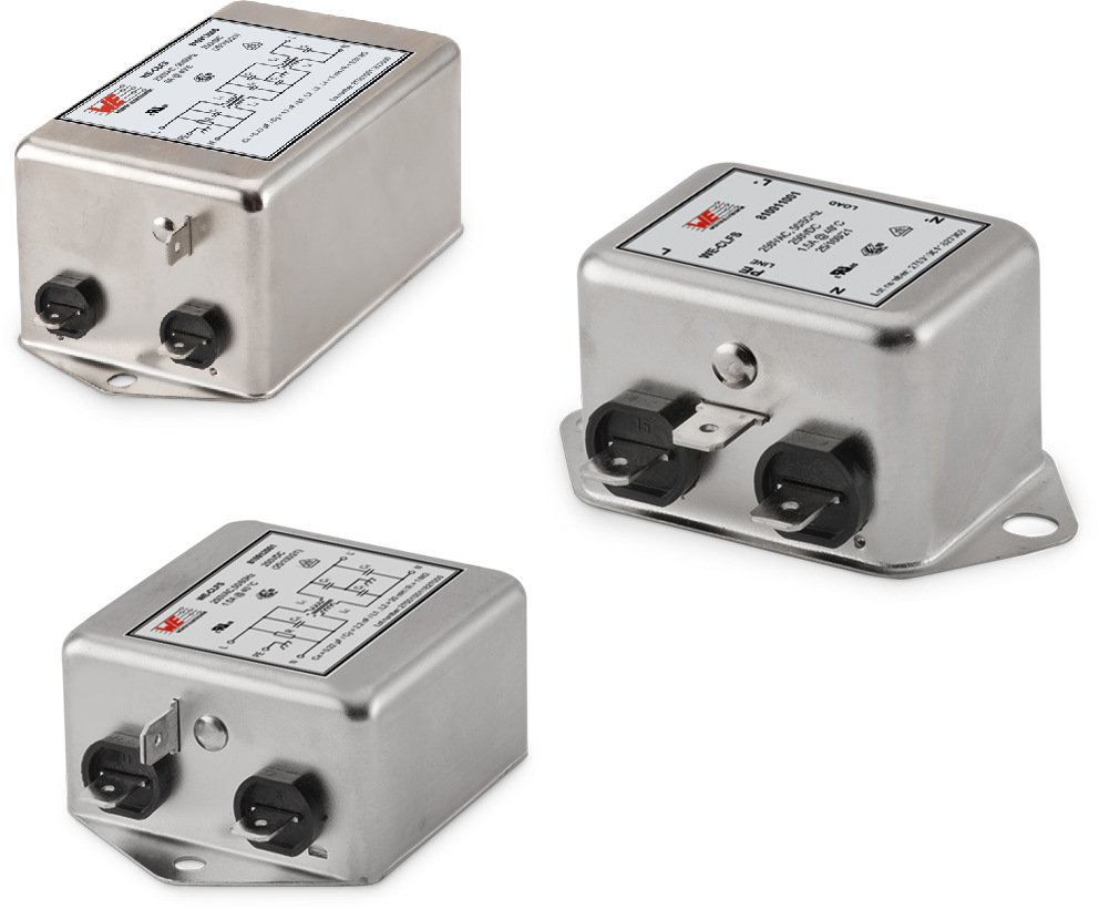 Wurth Elektronik, WE-CLFS 8A 250 V, Chassis Mount EMC Filter, Screw, Single Phase