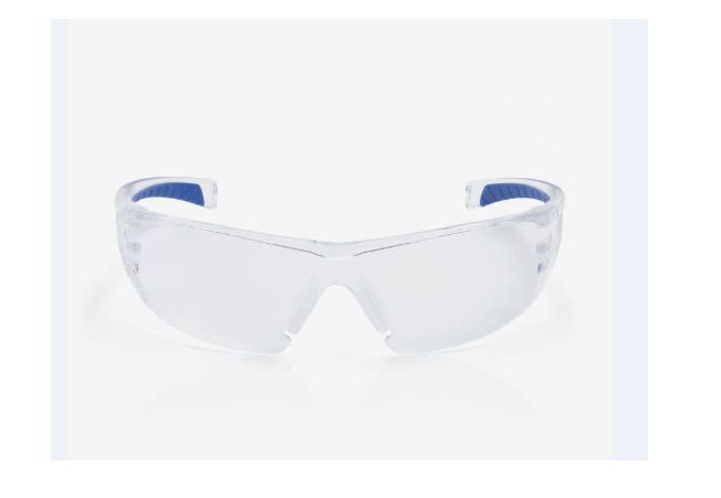 Riley KOSMA Anti-Mist UV Safety Glasses, Clear Polycarbonate Lens