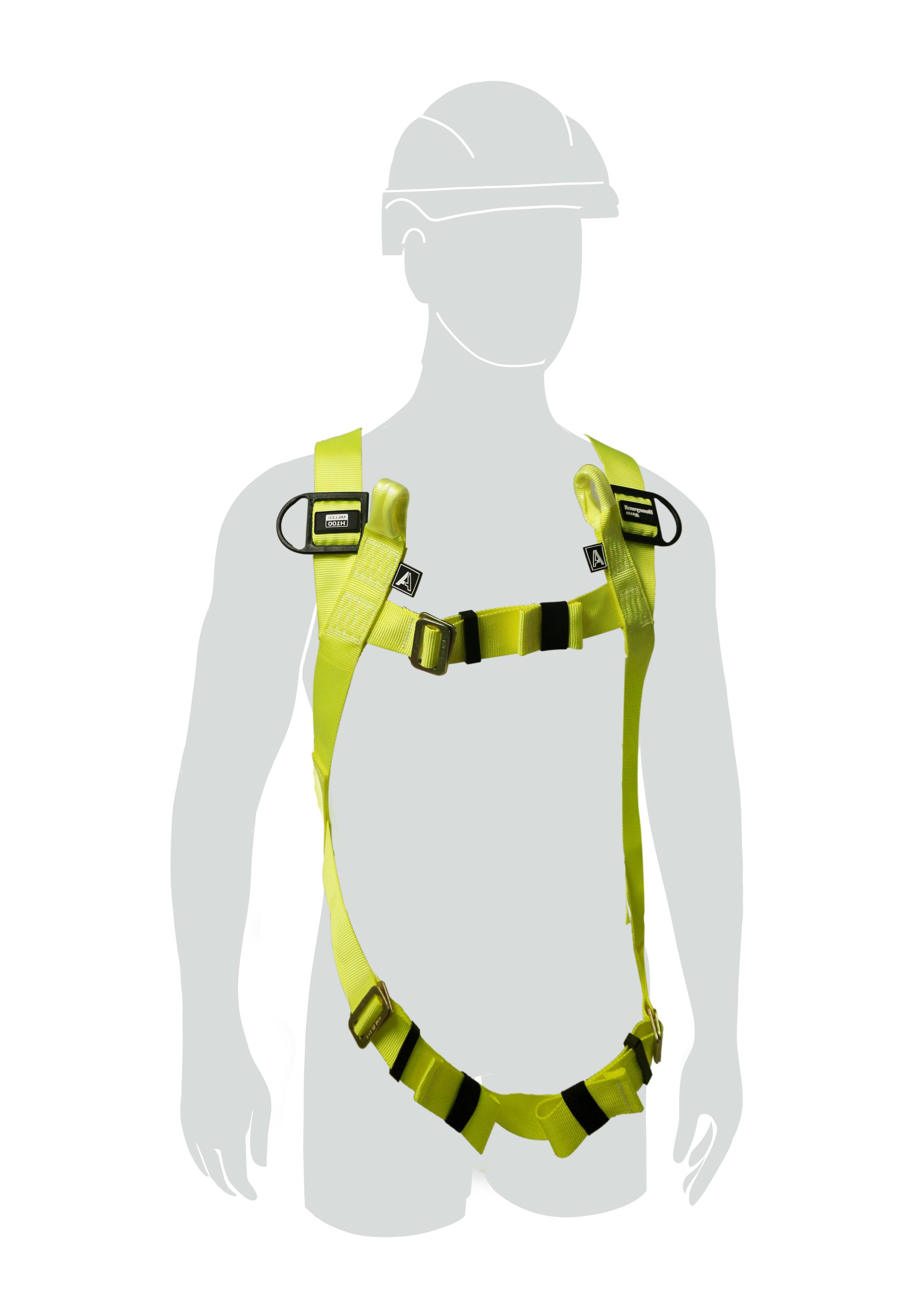 Honeywell Safety 1036294 Front, Rear Attachment Fall Arrest Harness, Universal