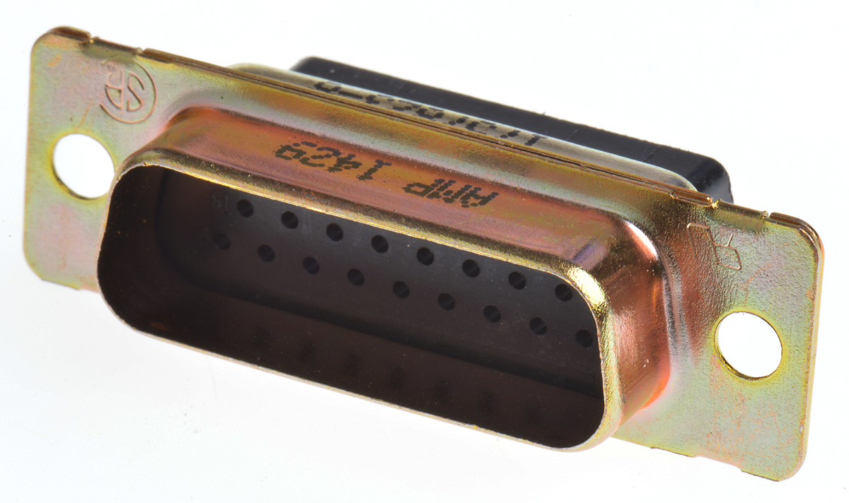 TE Connectivity Amplimite 90 26 Way Cable Mount D-sub Connector Plug