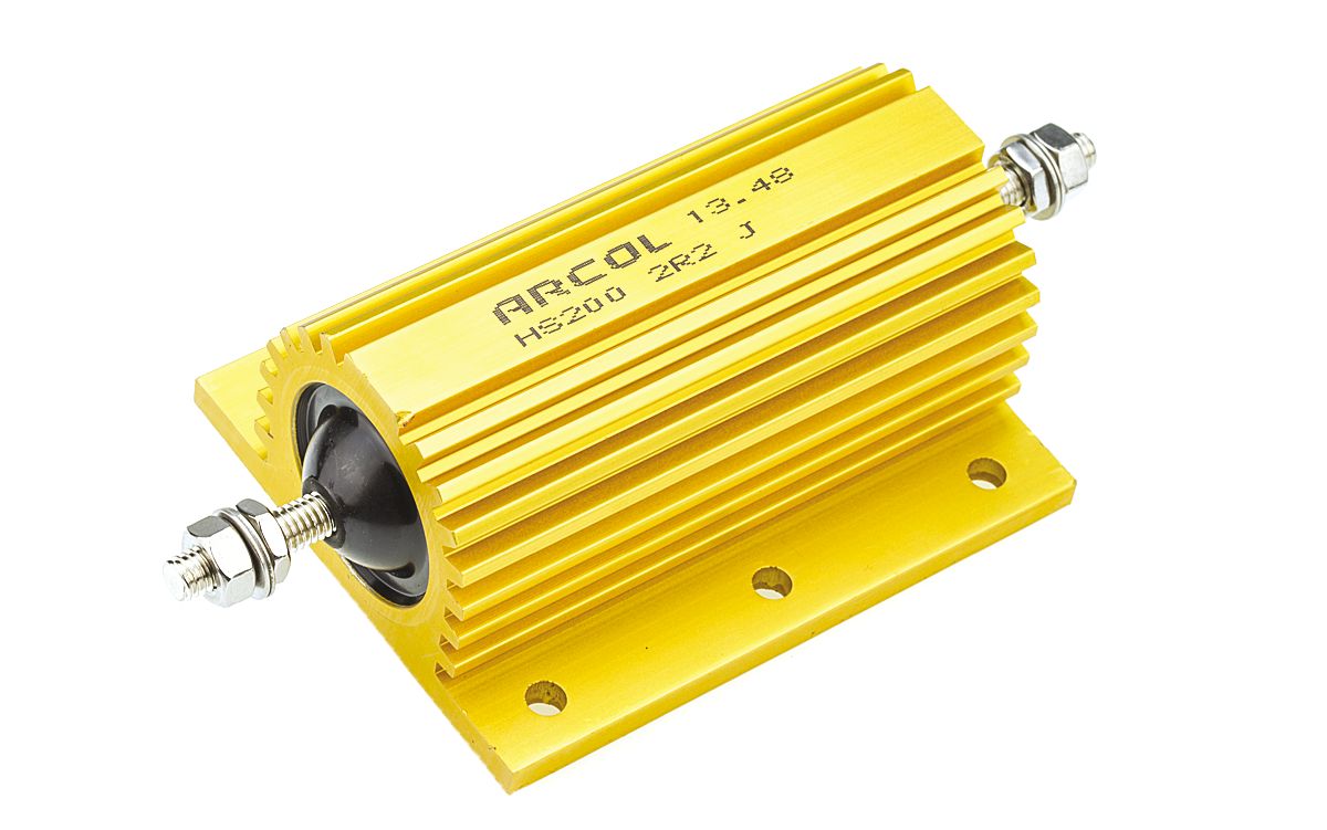 Arcol, 2.2Ω 200W Wire Wound Chassis Mount Resistor HS200 2R2 J ±5%
