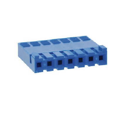 Amphenol Communications Solutions, Dubox Female Crimp Connector Housing, 2.54mm Pitch, 7 Way, 1 Row