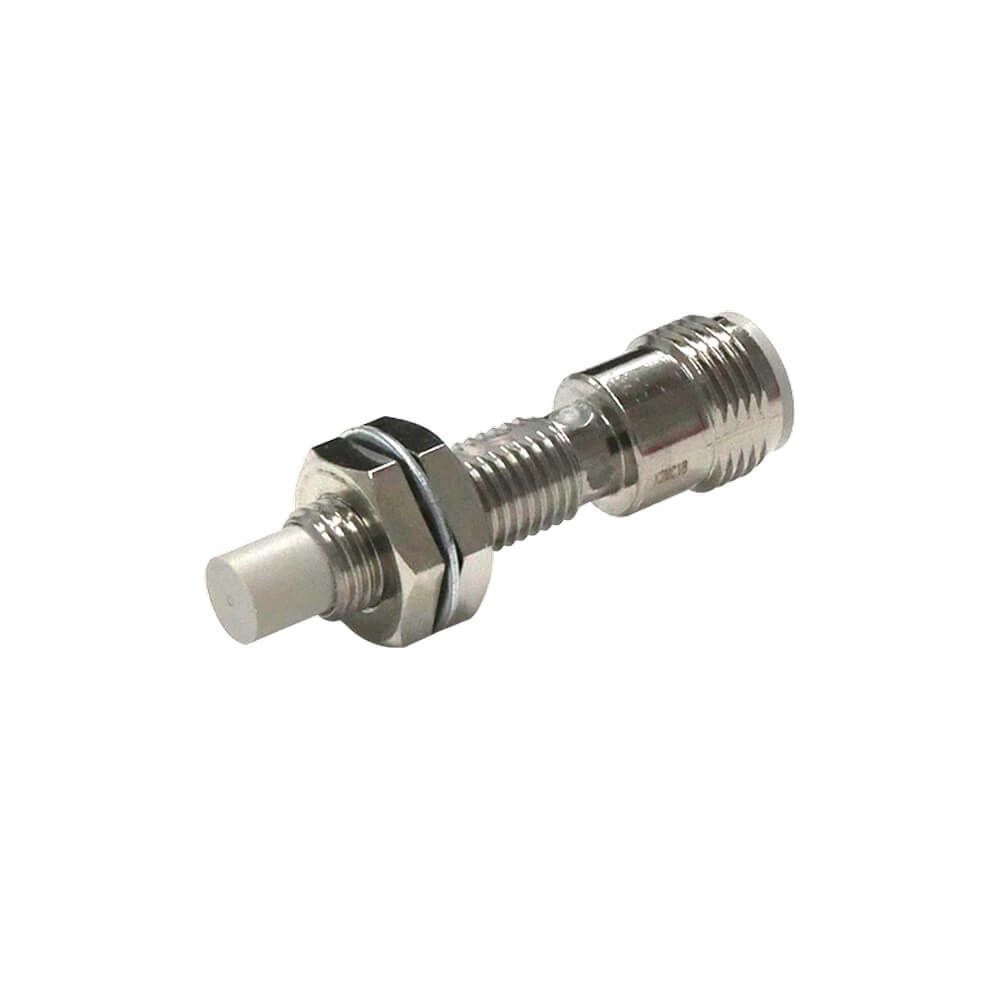 Omron Inductive Threaded Barrel Proximity Sensor, M8, 4 mm Detection, NPN NO, 10 → 30 V dc