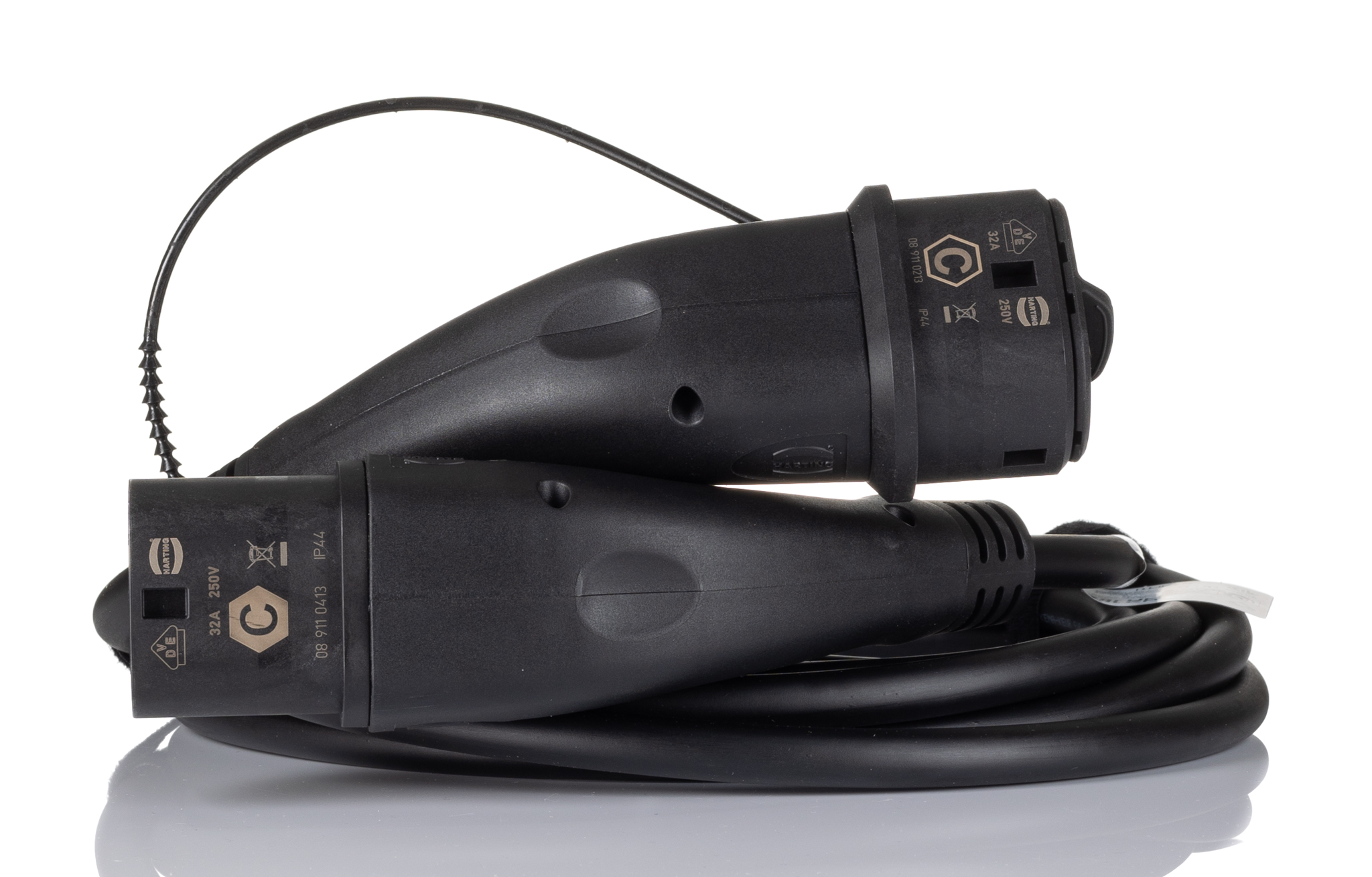 HARTING 32 A Mode 3, Type 2 to Type 2, EV Charging Cable 5m