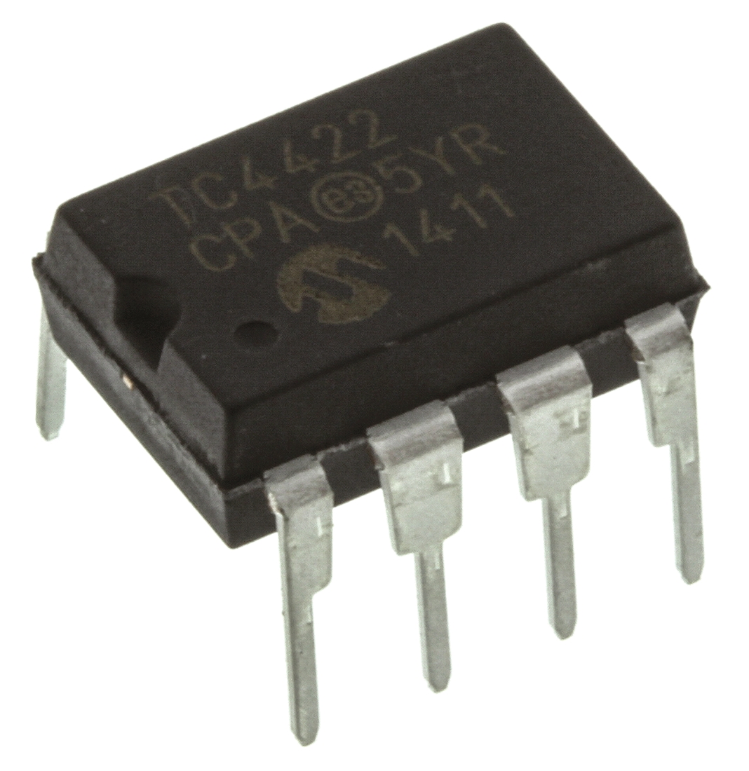 Microchip TC4422CPA MOSFET Gate Driver 1, 9 A 8-Pin 20 V, PDIP